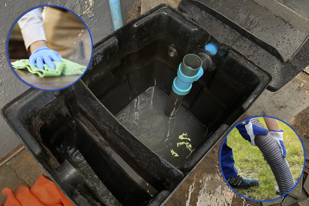 pumping vs cleaning grease traps